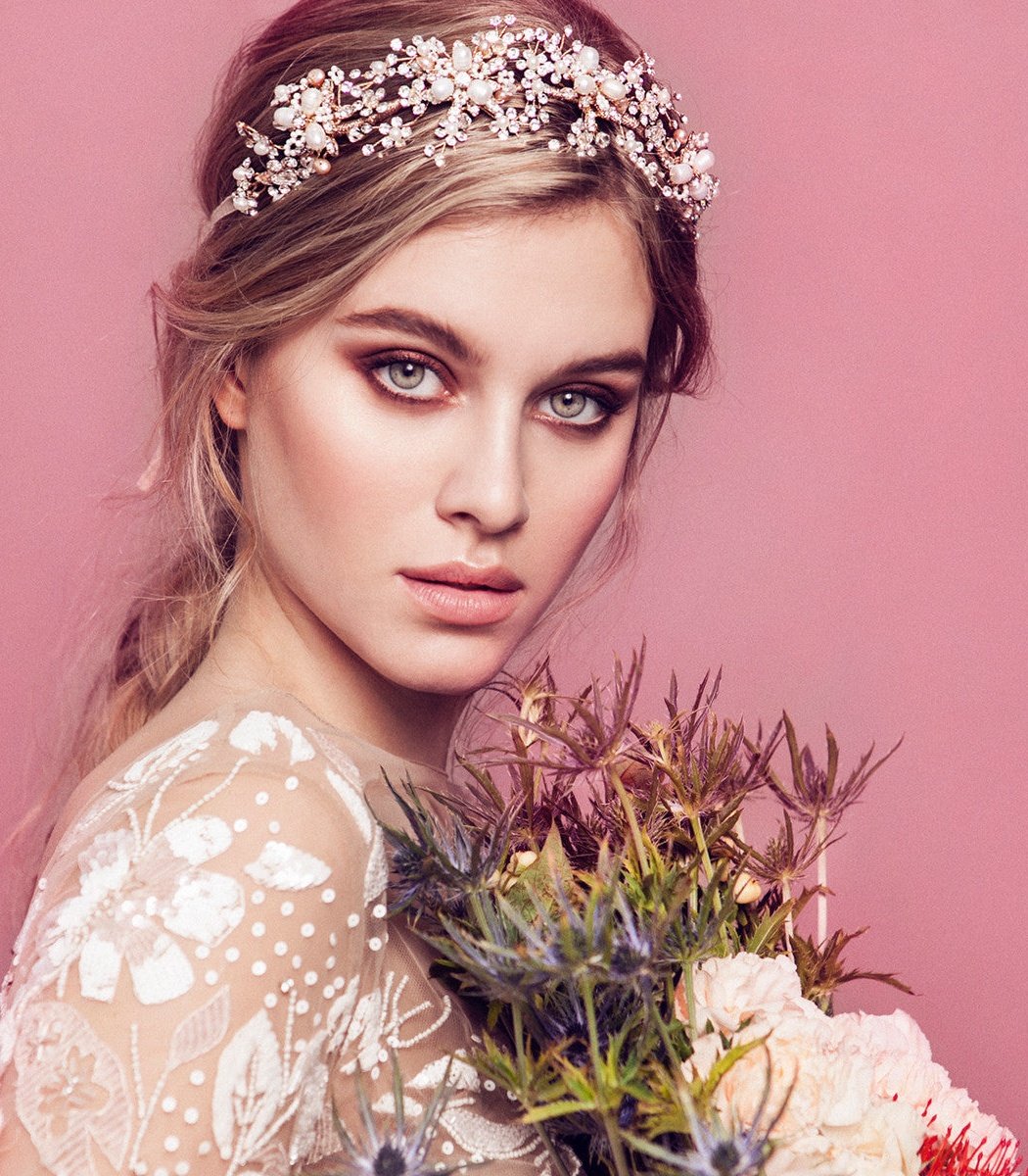 DAKOTA BRIDAL HEADPIECE – OLIVIA THE WOLF display picture 3