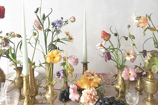 What we've been inspired lately: Blooms, gold, opal.